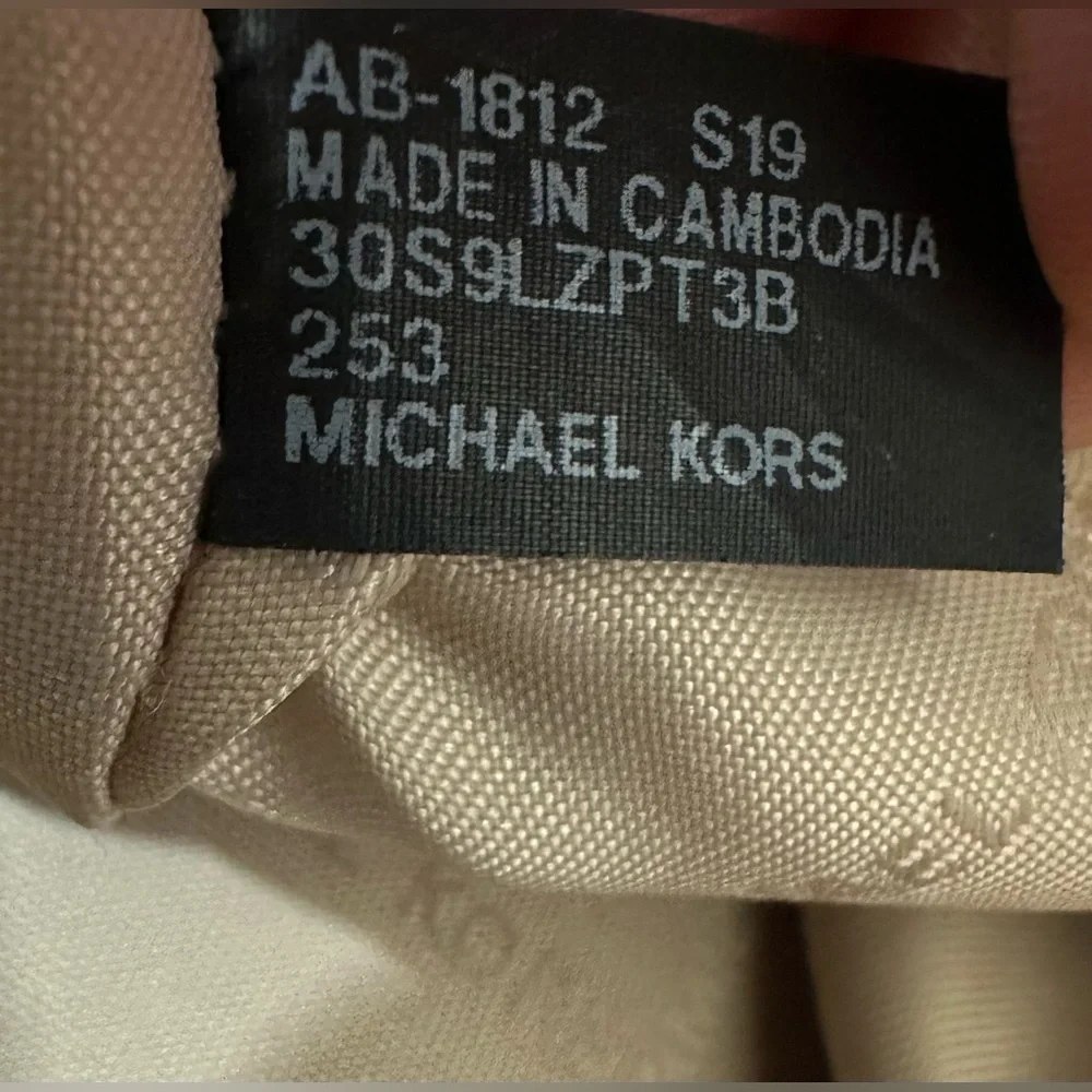 MICHAEL KORS Jet‎ Set Signature Large Travel Tote Brown